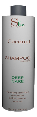 Shampoo De Hidratação Capilar Coco Nutrição Intensa