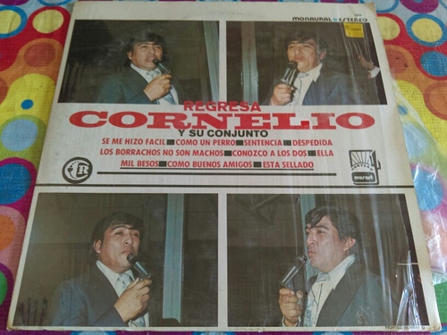 Cornelio Y Su Conjunto Lp Regresa Como Un Perro R