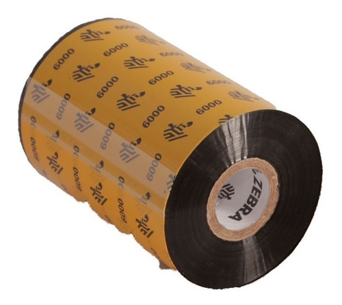 Ribbon Zebra 102x450 Wax Cera 6000 (06000bk11045) 10 Piezas