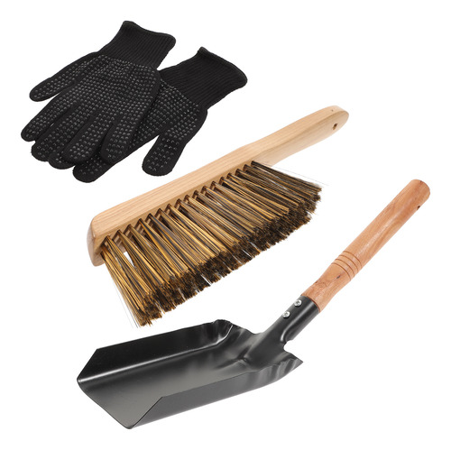 Juego De Palas Para Limpiar Chimeneas Black Gloves