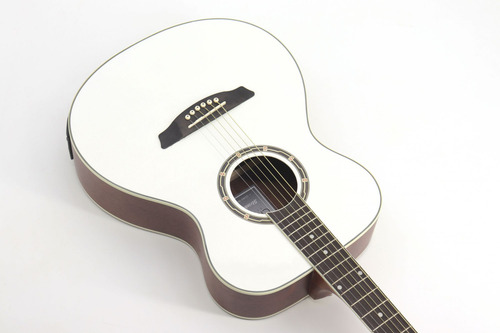 Violão Elétroacustico Strinberg Co40 Cor Branco Material Do Diapasão Ébano Orientação Da Mão Destro