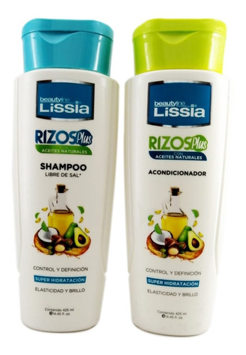 Lissia Kit Shampoo+acondicionador Risos - mL a $137