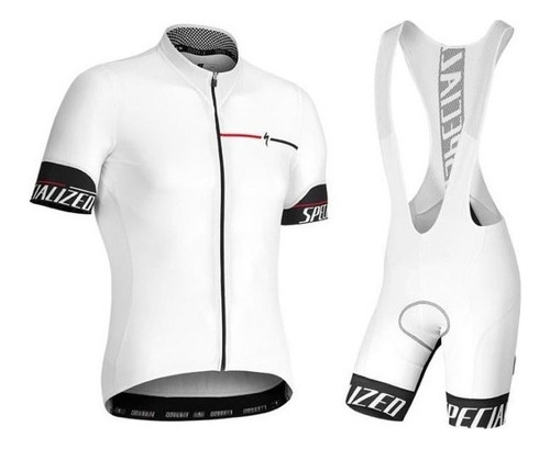 El Maillot De Bicicleta Blanco Puro Absorbe El Sudor