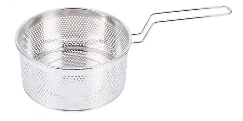 Cesta Para Freír De Acero Inoxidable Con Colador De Malla Fi