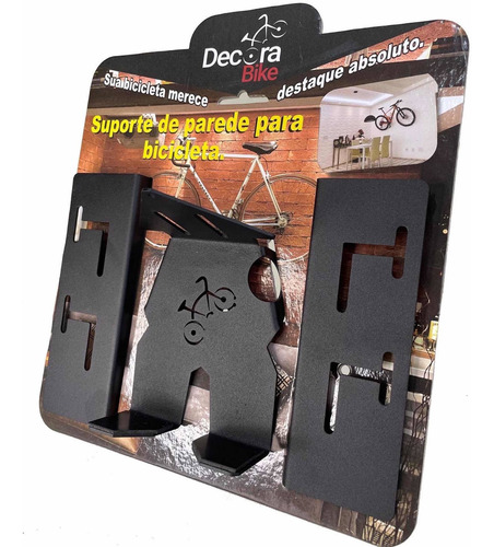Imagem 2 de 10 de Suporte Decora Bike + Suporte P/ Acessórios + Capa Protetora