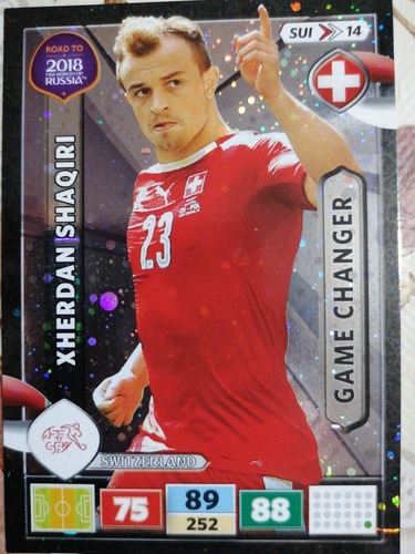 Carta Adrenalyn Xl Road Yo Russia Xherdan Shaqiri Sui14