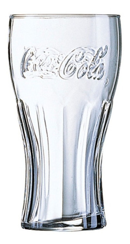 Juego De 6 Vasos Transparentes Coca Cola (495ml) Crisa