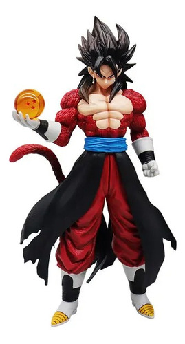 Figura De Dragon Ball Gt Goku Fase 4 Esfera De Colección