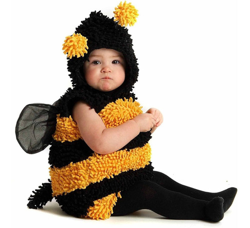 Disfraz  Talla 12-18 Meses Para Bebe De Abeja, Halloween 