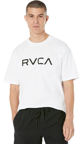 Playera De Manga Corta Rvca Dayshift Blanco 2xl