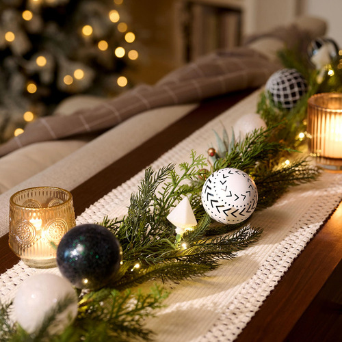 Hannah's Christmas Garlwith 9' Norfolk Pine Lights