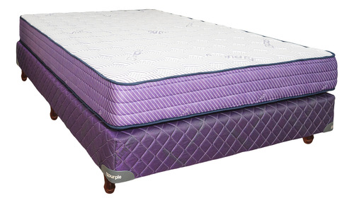 Sommier Y Colchón 2 Plazas Alta Densidad Firme Pedic 140x190