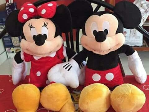 Peluche Importado Mickey Y Minnie 