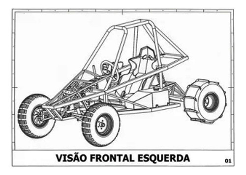 Projeto Para Construir Kart Cross Detalhado Português Pdf