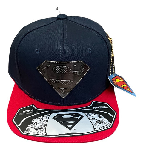 Gorra Dc Comics Superman Snapback Adulto Original 001 Np