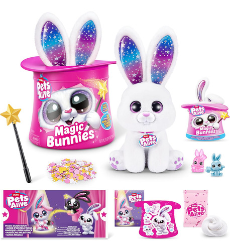 Pets Alive Magic Bunnies (perla) De Zuru Electronic Plush...