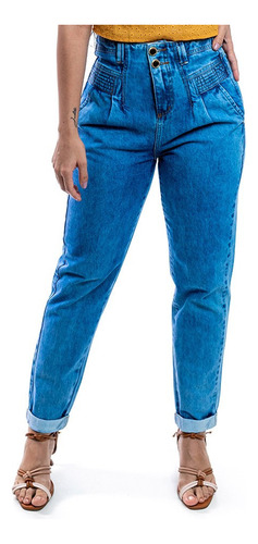 Calça Jeans Feminina Veste Bem Promoção Cintura Alta  3756