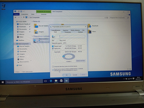 Notebook Samsung Rv411,intel Core I5 M480,4gb,hd500gb,cons Prata