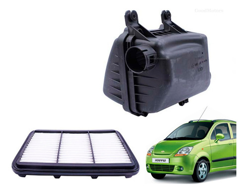 Porta Filtro + Filtro De Aire Chevrolet Spark 800 2005 2016