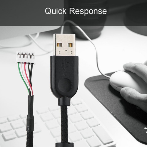 Cable Largo De Ratón Usb Logitech G502 Plug And Play 2.19yd