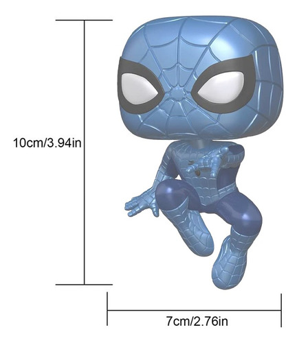 Funko Pop Marvel Spider Man Hombre Araña Metalico Proposito