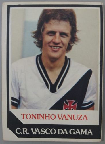 Toninho Vanuza - Ping Pong Futebol Cards - Nº 273 - Vasco