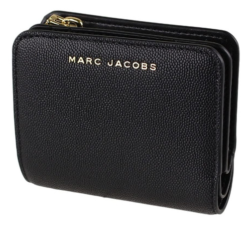 Marc Jacobs Msmall Bifold Cartera Negra Mujer