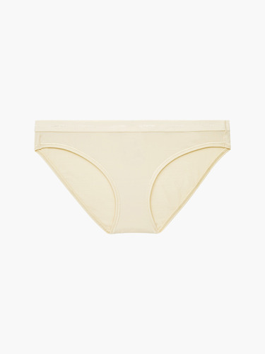 Calzón Bikini Body Natural Crema Calvin Klein Mujer