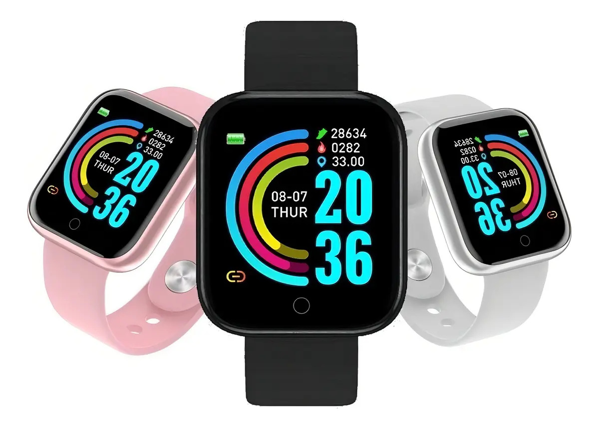 Smartwatch Smart Bracelet D20 Bluetooth Tela 1.3" Função Esportiva