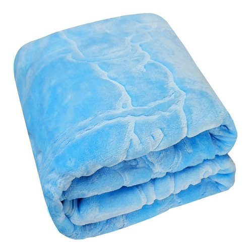 Cobertor Bebe Antialérgico Inverno 0,90cmx1,05cm Urso Azul
