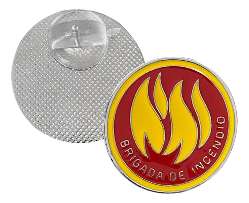 Boton Broche Pin Brigada De Incêndio De 30 Mm - 10 Und