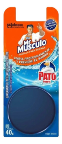 Bloque Pastilla Para Mochila Inodoro Pato 40 Gr (1398)