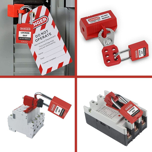 Electrical Lockout Tagout Kit, Wisamic Clamp-on Circuit Brea