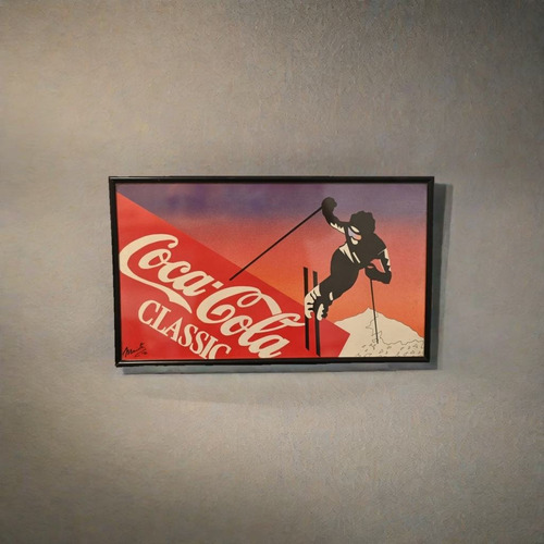 Cuadro Retro Coca-cola Classic Snow Board Edition