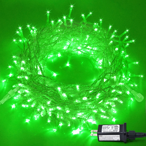 Jmexsuss 250 Luces Led Verdes De Navidad Para Interiores, Lu