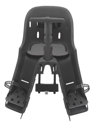 Imagem 1 de 3 de Cadeirinha Polisport Bike Kangaroo Ff Preto/cinza