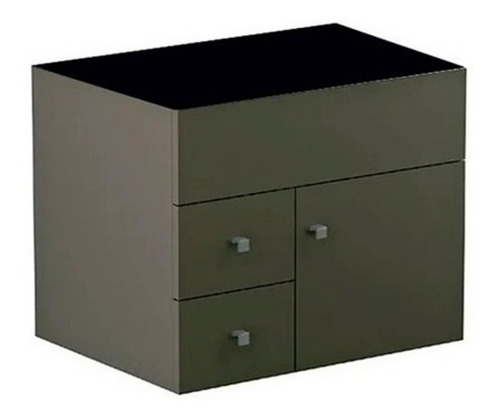 Mueble Colgante Cadria Marr Ferrum 60cm 2caj 1ta Con Detalle