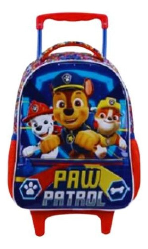 Mochila Rodinha M Escolar Patrulha Canina Patrol Y Xeryus