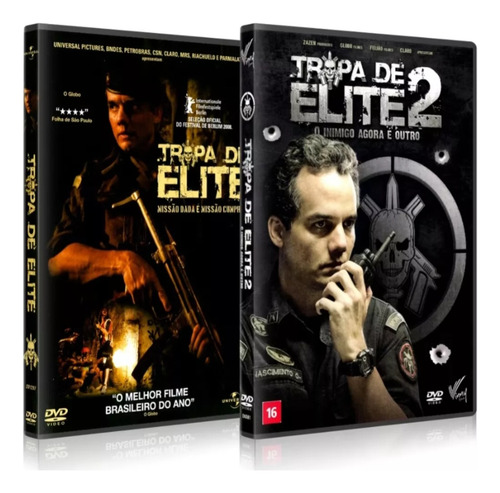 Dvd Coleção: Tropa De Elite ( 2 Filmesc)