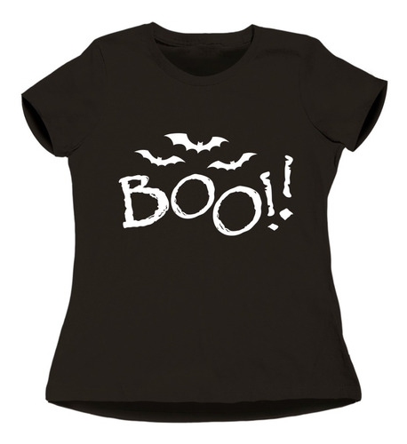 Playera Boo Murcielagos Halloween