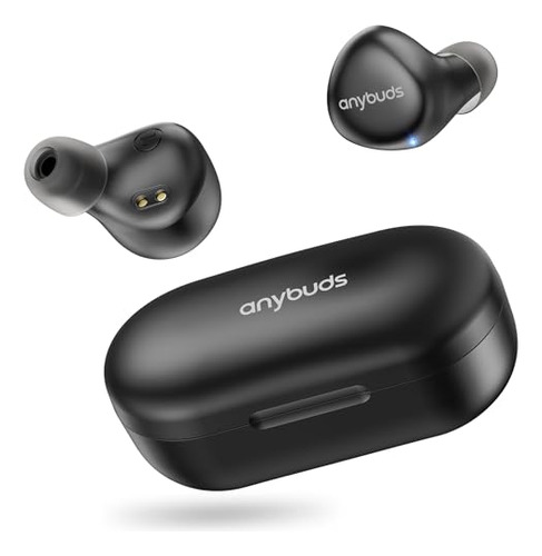 Audífonos Inalámbricos Anybuds Con Bluetooth Negro