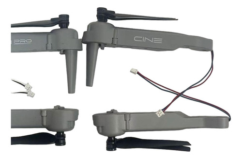 Conjunto De Brazo De Motor Compatible Con Dron Rc, Gris