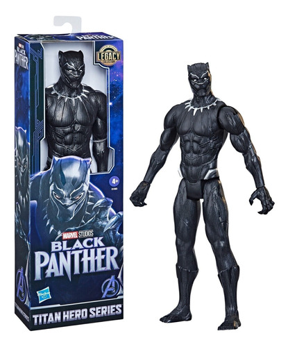 Figura Black Panther Marvel Avenger Titan Hero Series