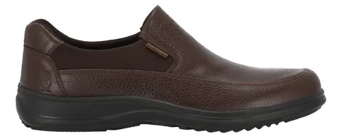 HUSH PUPPIES Zapato Casual Hombre Cuero Café Hush Puppies