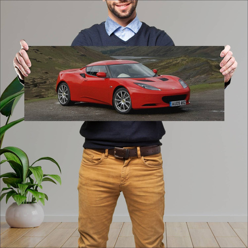 Cuadro 30x80cm Auto 2009 Lotus Evora Uk Auto 86