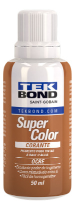 Corante Ocre 50ml P/tinta Tekbond