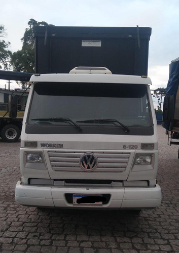 Vw Worker 8-120 Sider Trabalhando