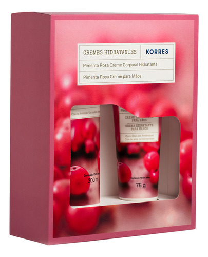 Kit Korres Pimenta Rosa Hidratantes - (2 Produtos)