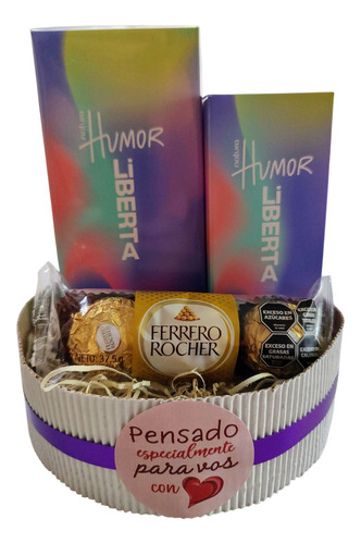 Box Pascua Chocolate + Perfume + Deo Spray.