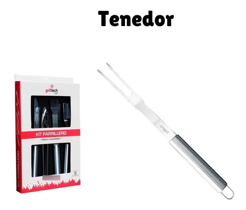Imagen 5 de 8 de Set Accesorios Parrilleros Grilltech